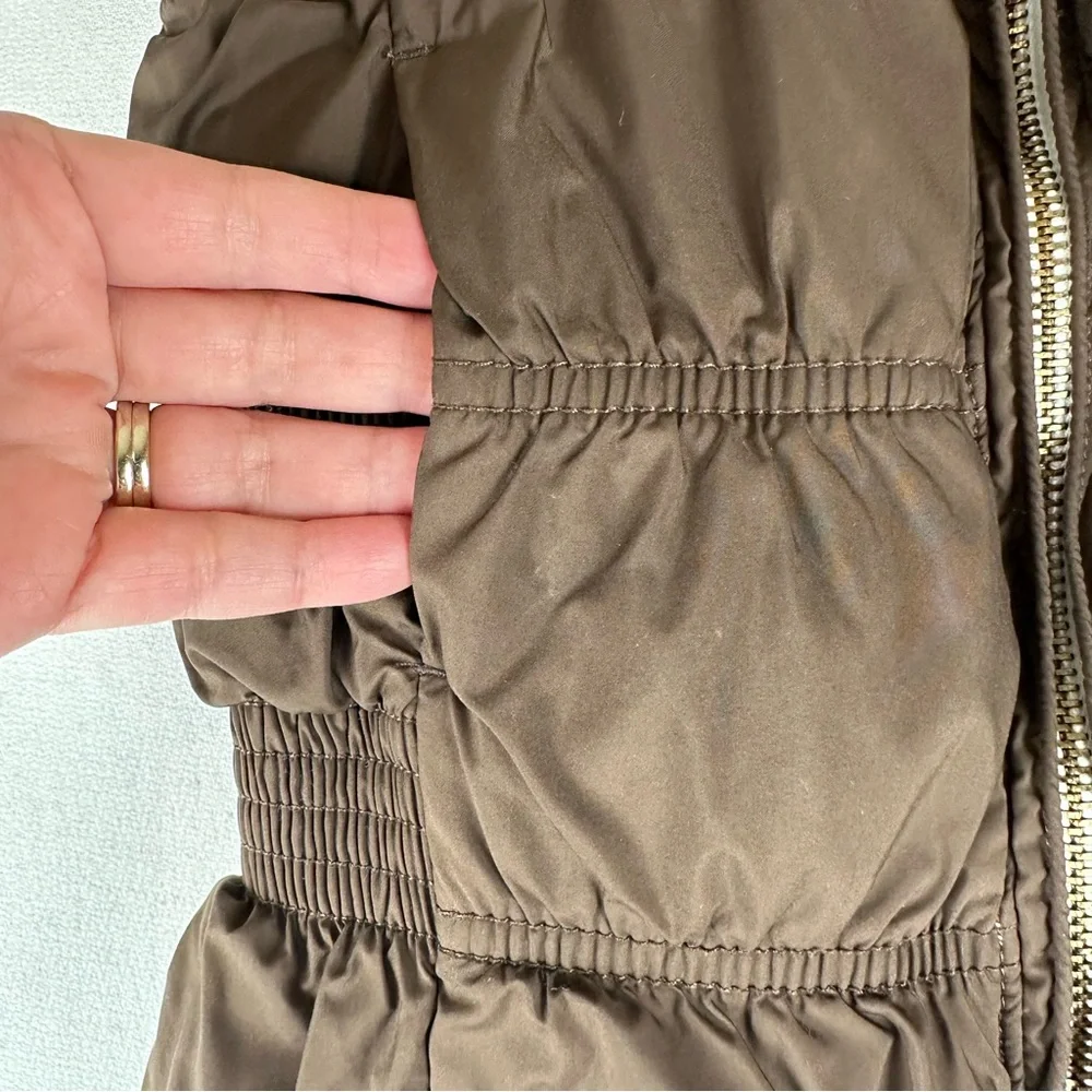 Ralph Lauren Reversible Quilted Puffer Vest‎ Brown/Cream